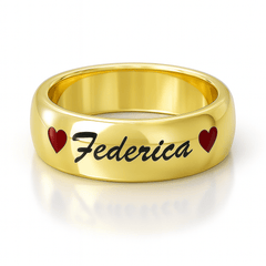 Classic Wedding Band Ring 7 mm