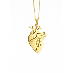 Halsband med anatomiskt hjärta